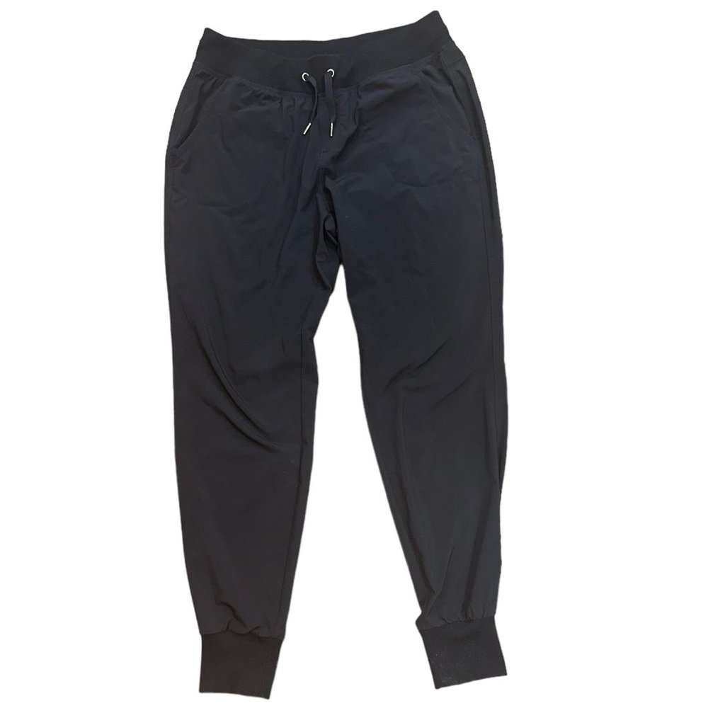 Athleta Trekkie Capri Cropped Joggers Black Size 2
